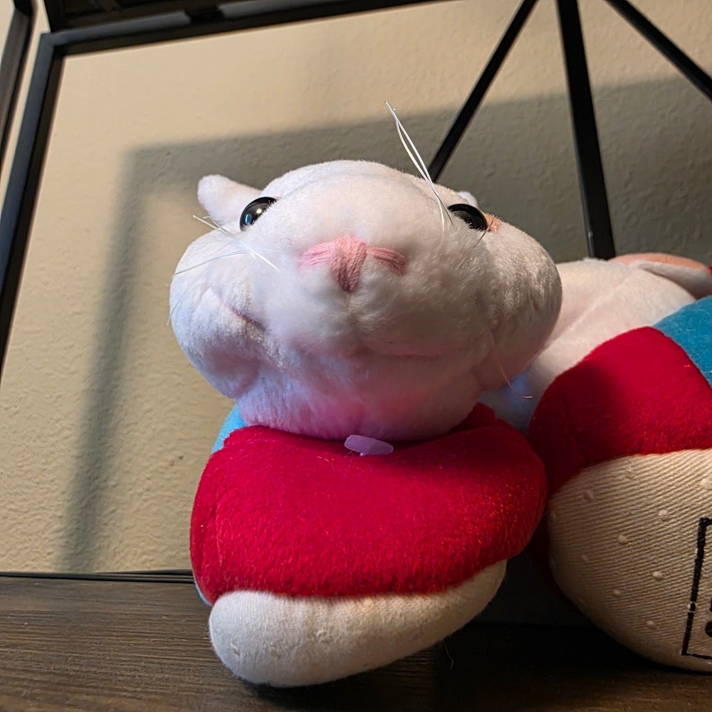 VTG RARE Stuart Little Plush‎ Slippers Kids Size S5-6 Columbia TriStar - Picture 4 of 6